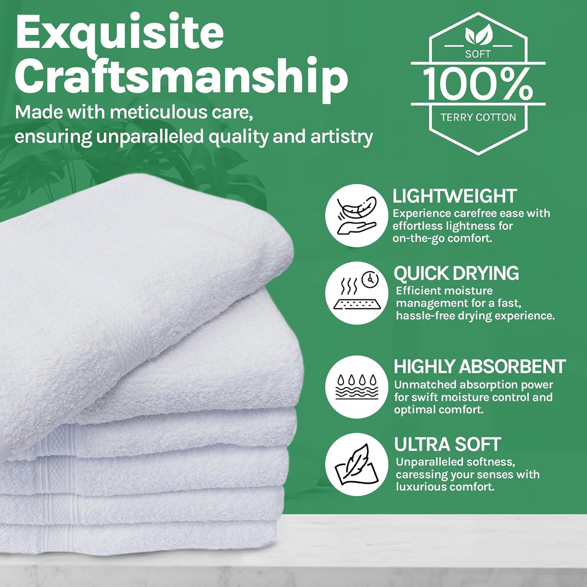 Small bath outlet towels 22x44