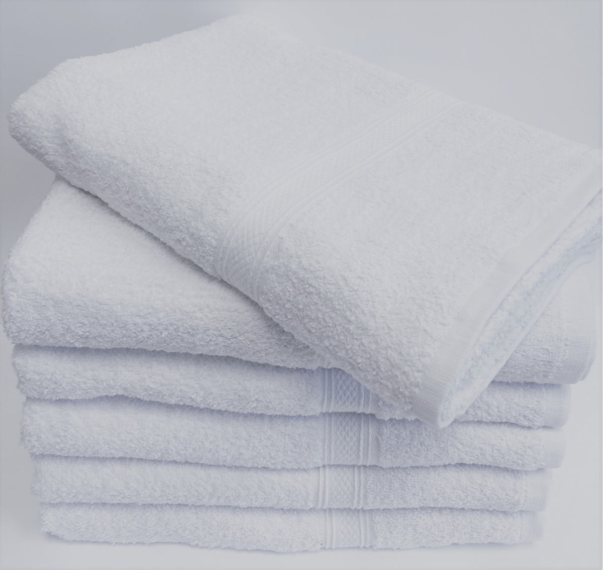 Tesino 100% Ring-Spun 2-Ply Combed Cotton Bath Towel White, 27 x 54