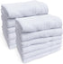 24x48 Towels N More 12 Premium Plus Bath Towels with Ring Spun Cotton Loop Dobby Border Hotel Motel Gym SalonTowels 8 lbs