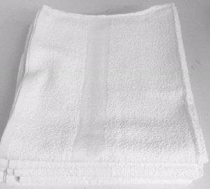 16x 27 Cotton Blended Salon Hand Towels Wholesale, White