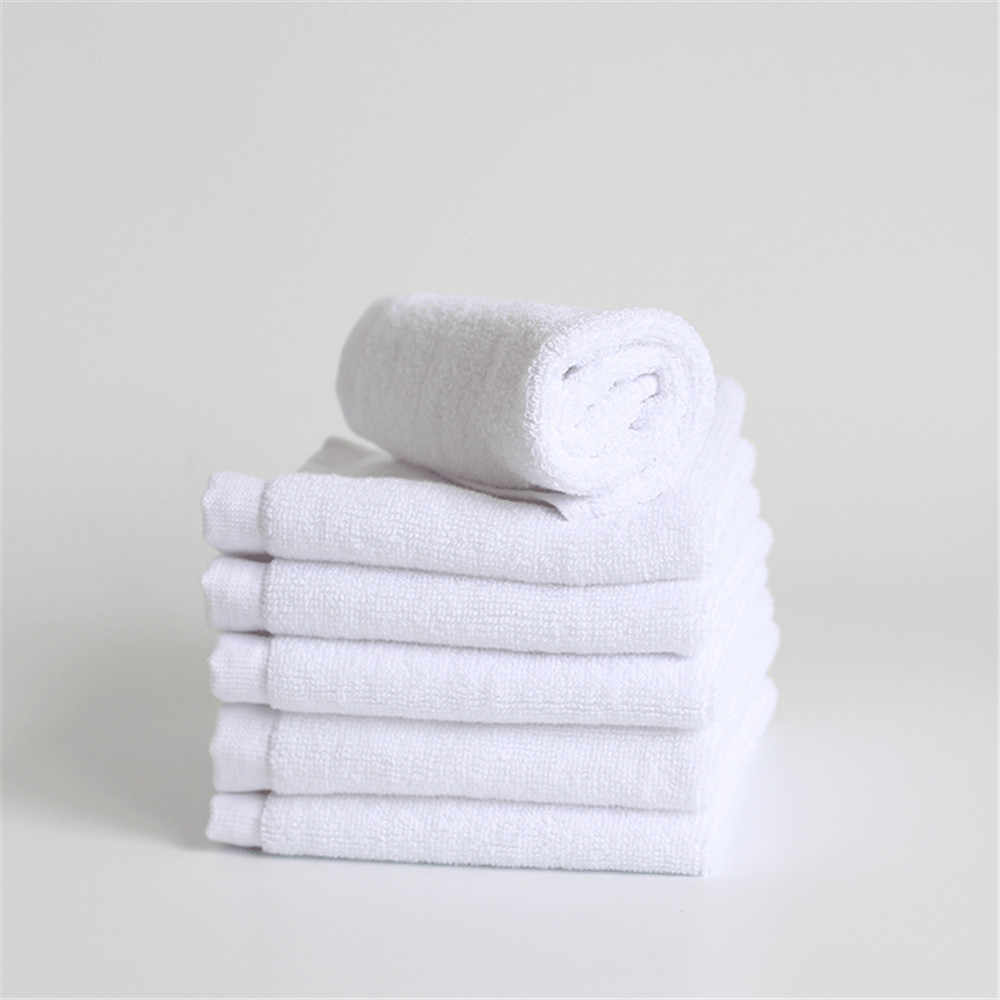 15x25-Economy White hand towels 100% cotton – Washcloth Set