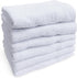 22x44 Towels N More 12 Premium Plus 22x44 White Bath/Gym Towels Ring Spun Loops Lightweight Bath Towels 6 lbs