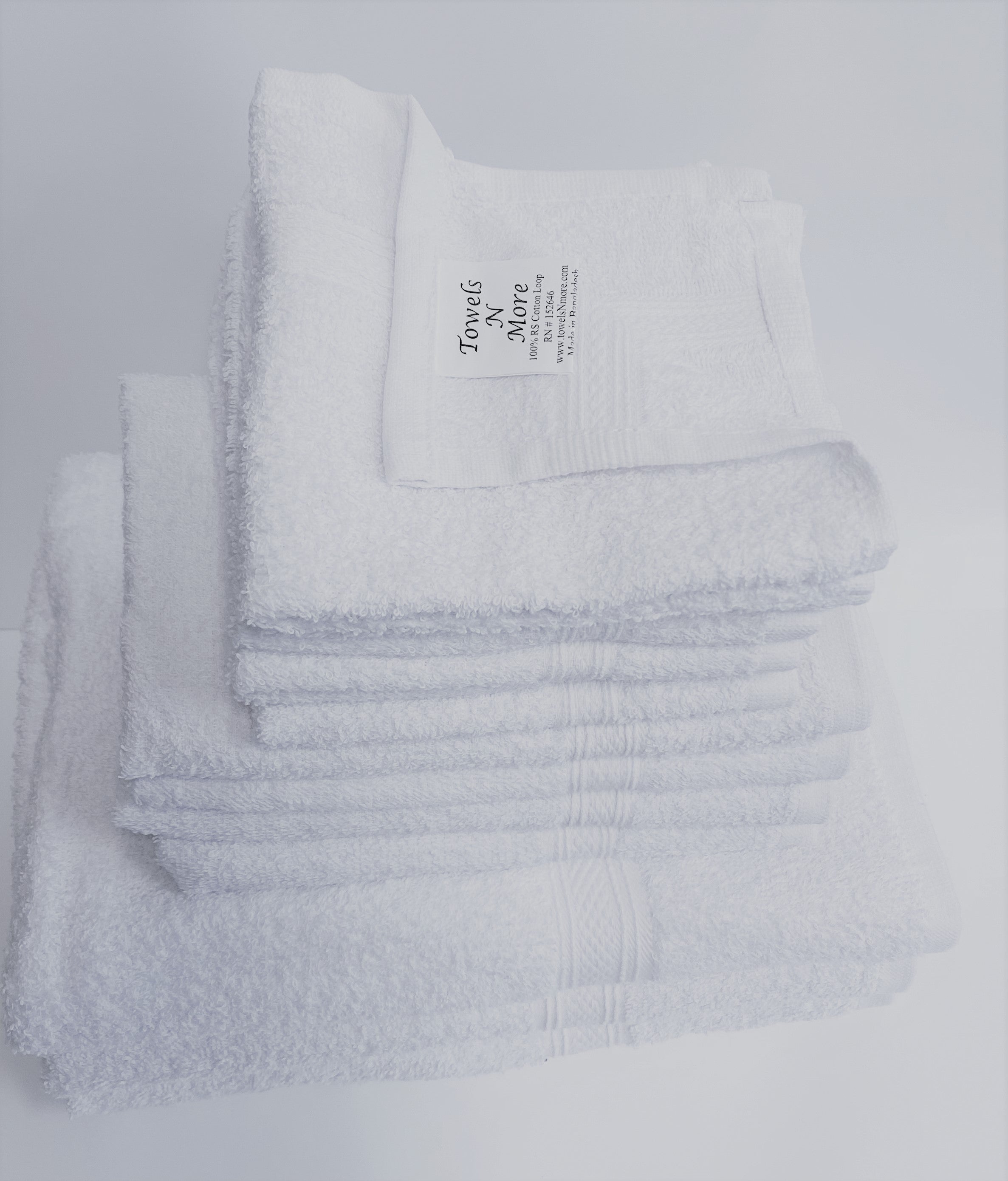 86/14 Blended White Platinum Ring Spun Salon Towels 16x27 3lbs