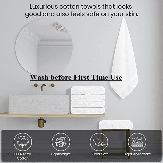 Bathroom Pure Cotton Hand Towel,,hand Towel, Rectangular Hand