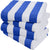 30x60 Towels N More 12 Cabana Striped Printed Beach/Pool/Bath Towel Ring Spun Cotton 9 lbs