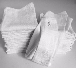 12 Pack Small Hand Gym Guest Sport Towels White 30 x 85 cm 450gsm 100%  Cotton